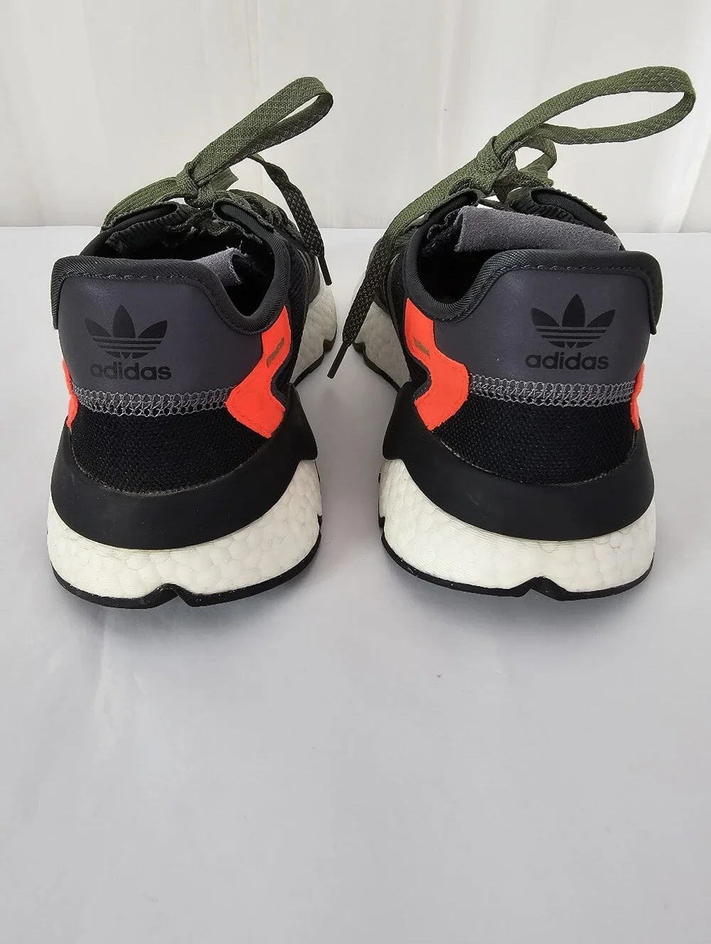 adidas Originals Nite Jogger Black Legacy Green Sneaker FZ1960 Retro Men's 8
